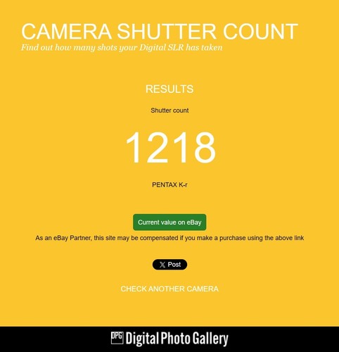 Pentax yellow edition - k-r,