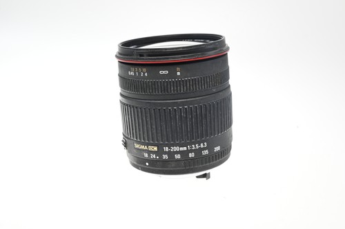 Sigma zoom 200 f3 - 18, f3.5